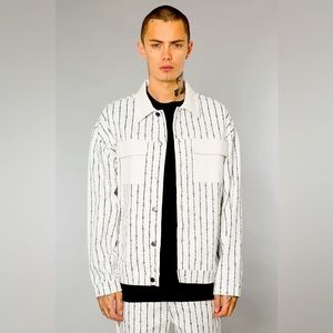 BNWT ELWOOD wire pin stripe men’s jacket